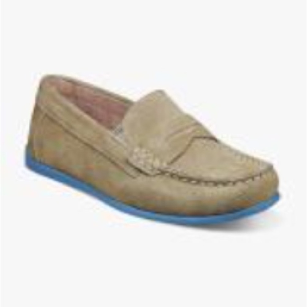 Florsheim Little Boys Jasper Tan Suede Loafer